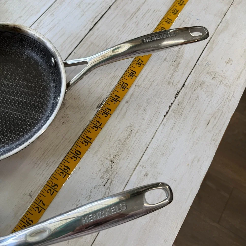 Henckels Paradigm Stainless Steel Nonstick Fry Pan Set | 8